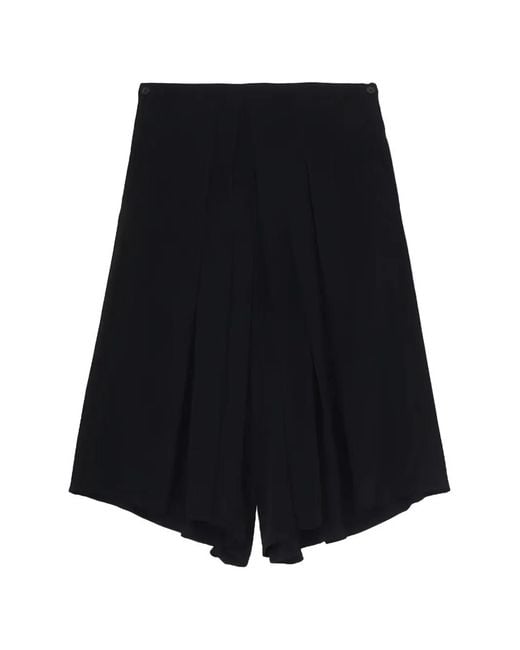 Yohji Yamamoto Black Tuxedo Hakama Trousers for men