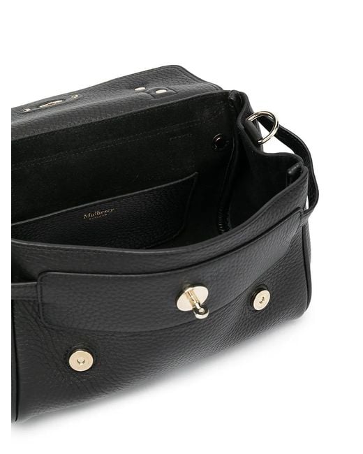 Borsa A Spalla Alexa Mini Con Manico Intrecciato di Mulberry in Black