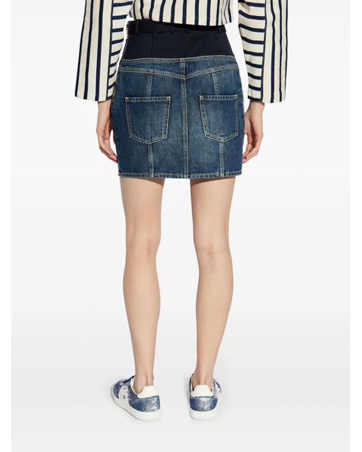 Balmain Mini-Spijkerrok in het Blue