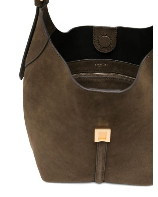 DeMellier London Brown Siena Suede Shoulder Bag
