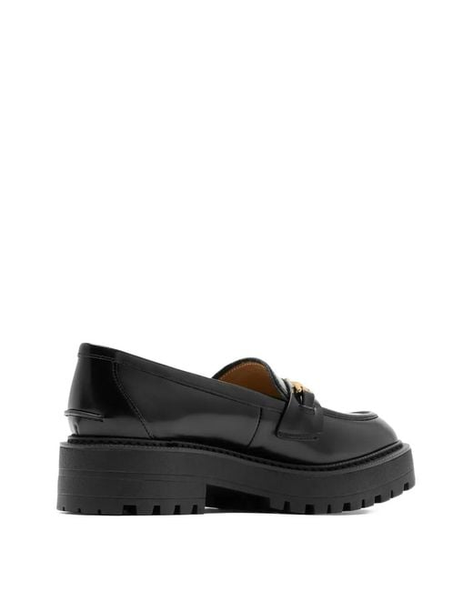Sam Edelman Black Lea Platform Loafers