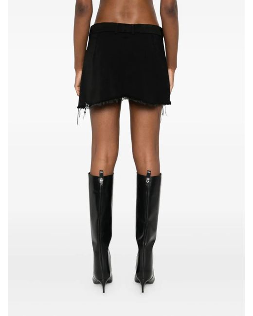 Balenciaga Black Cargo Mini Skirt