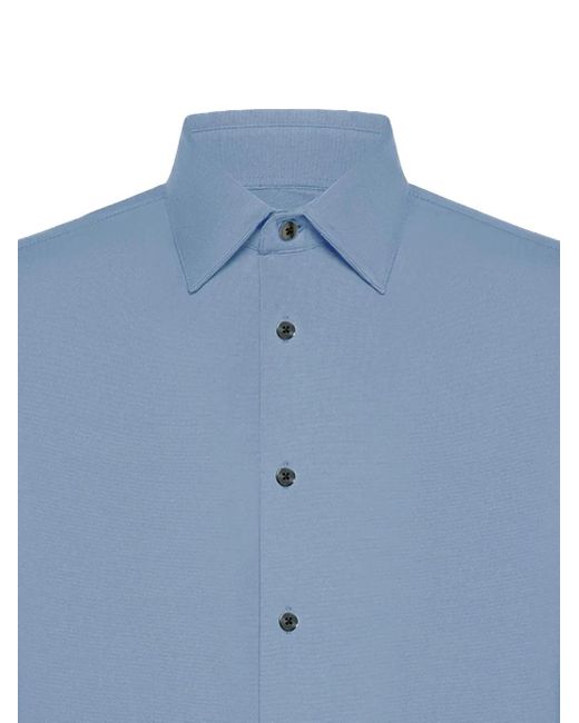 Rrd Blue Long-Sleeve Button-Down Shirt for men
