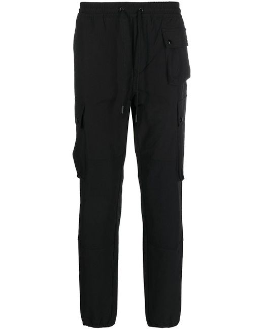Belstaff Cargo Straight-leg Trousers in Black for Men | Lyst UK
