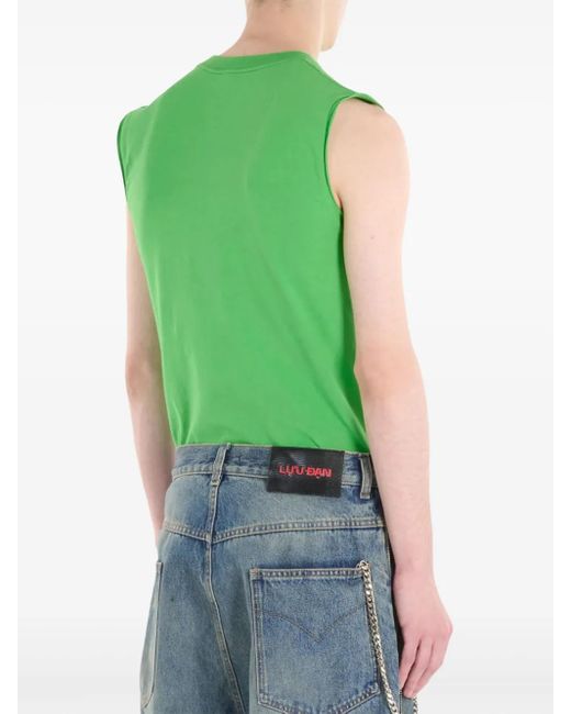 メンズ LỰU ĐẠN グラフィック トップ Green