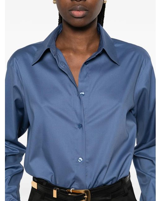 AYA MUSE Blue Telia Buttoned Shirt