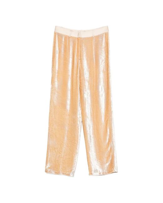 Forte_forte White Velvet Trousers