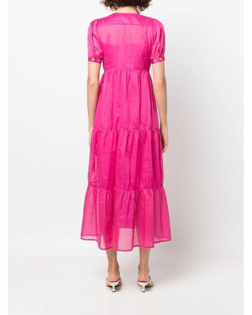 Blanca Vita Gelaagde Jurk in het Pink