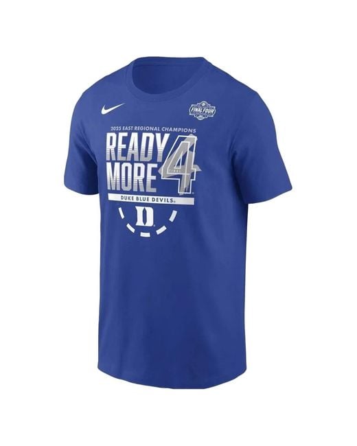 Nike Blue X Ncaa Duke Devils Short-Sleeve T-Shirt for men