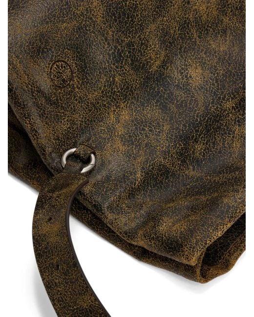 Jil Sander Mittelgroße Rollup Kuriertasche in Metallic für Herren