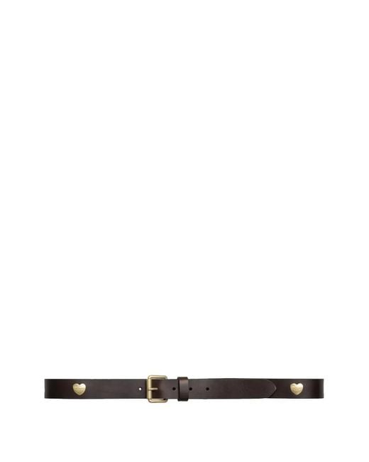 Carhartt White Tylor Leather Belt for men