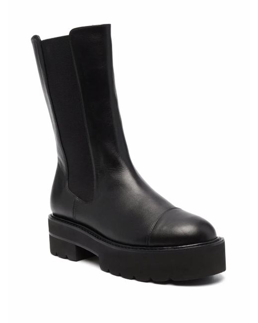 Stuart Weitzman Black Presley Ultralift 60Mm Platform Boots
