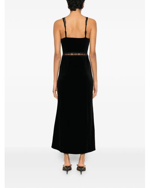 Never Fully Dressed Lace-Panel Midi Dress in Black | Lyst Australia Never Fully Dressed Lace-Panel Midi Dress in Black | Lyst Australia