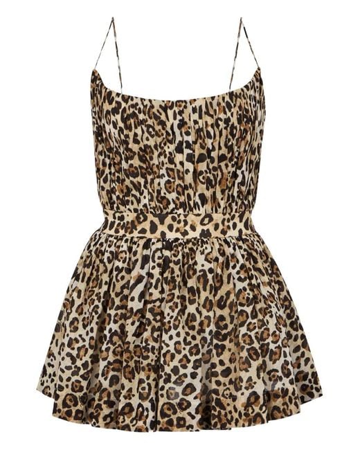 DSquared² Brown Wild2 Flirty Mini Dress