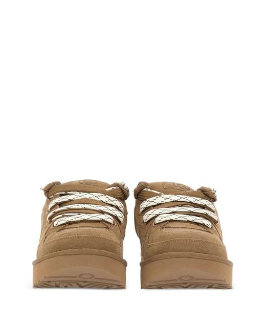 Ugg Brown Lo Lowmel Suede Sneakers for men