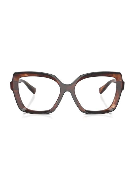 Lunettes De Vue À Monture Géométrique Dolce & Gabbana en coloris Red
