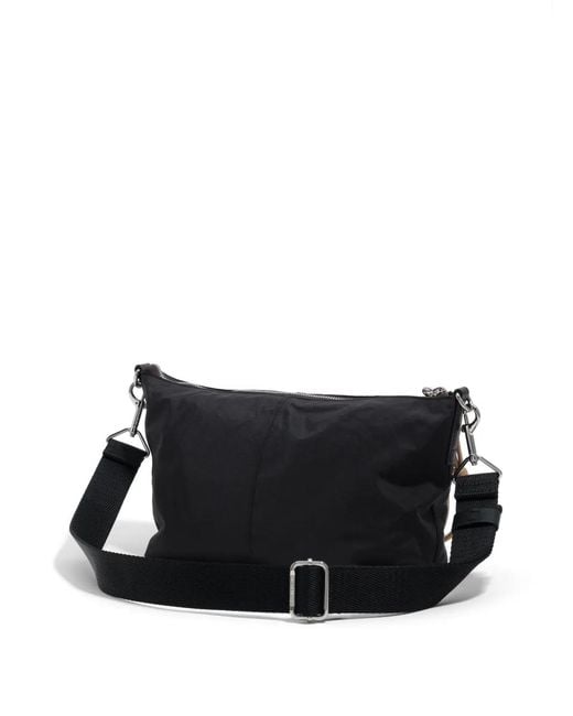 Bimba Y Lola Black Trapecio Zipped Shoulder Bag