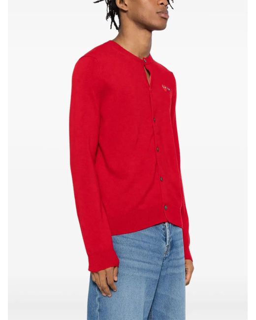 COMME DES GARÇONS PLAY Embroidered Cardigan