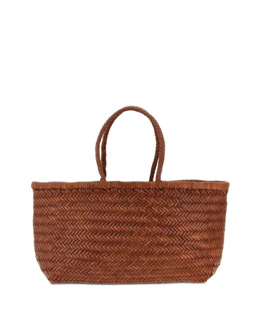 Dragon Diffusion Bamboo Triple Jump ショルダーバッグ L Brown