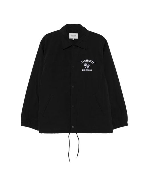 Carhartt Black Logo-Print Jacket for men