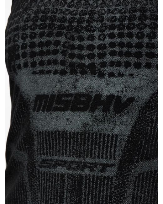 M I S B H V Black Débardeur À Détail De Logo
