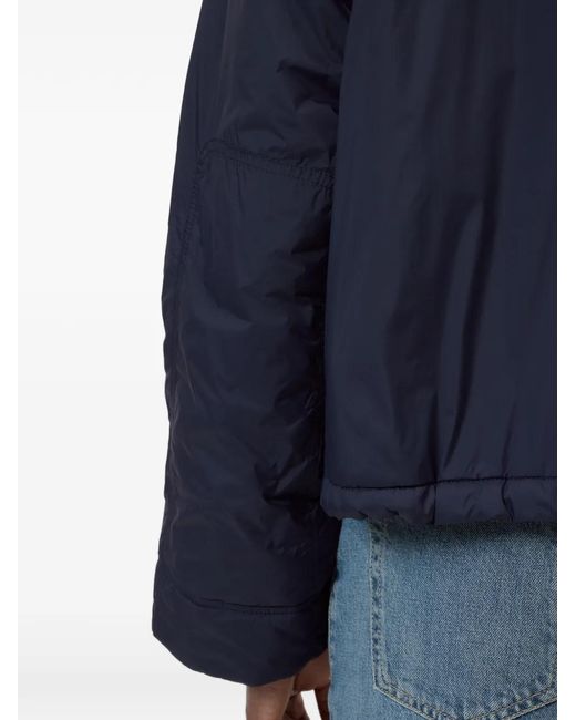 Closed Blue Chest-Logo Jacket