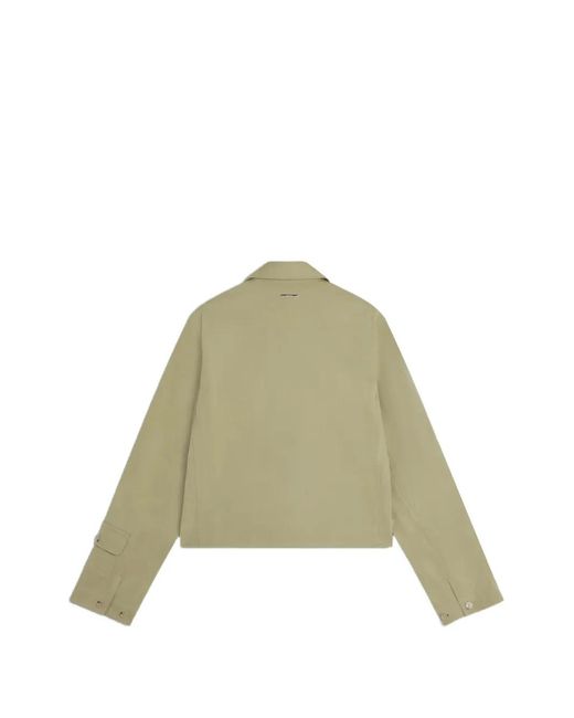 Maison Kitsuné Green Multi-Pocket Cropped Jacket