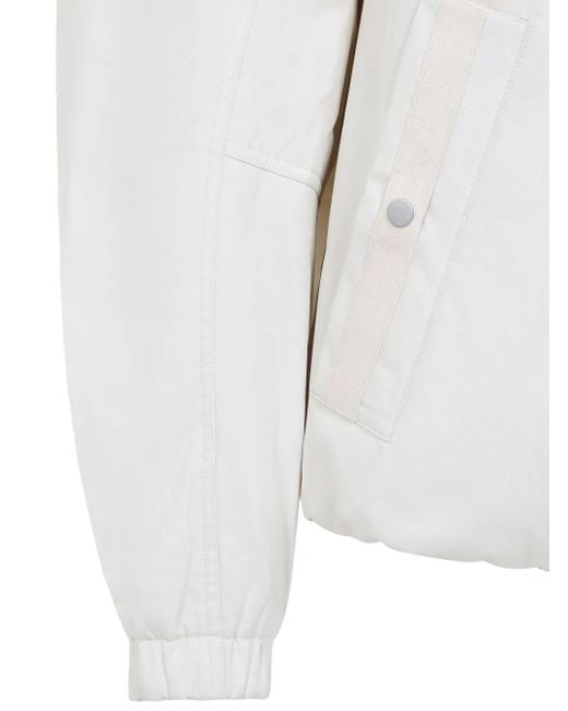 Mordecai White Stripe-Detail Track Jacket for men