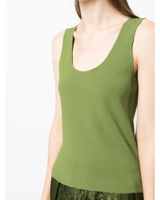 Vince Green Scoop-Neck Tank Top