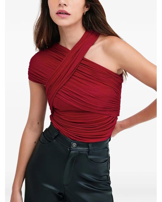 MARCELLA Alyssa Gathered-Straps Top