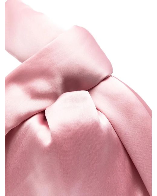 Nanushka Pink Jen Satin Tote Bag