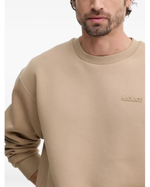 Mackage Natural Julian Logo Sweatshirt for men