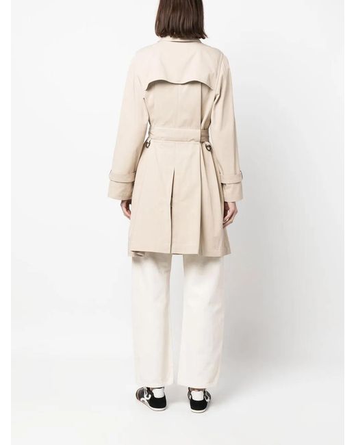 Emporio Armani Natural Belted Trench Coat