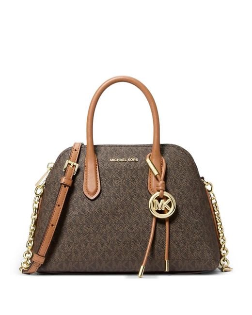 Michael Kors Brown Medium Freddie Monogram-Print Tote Bag