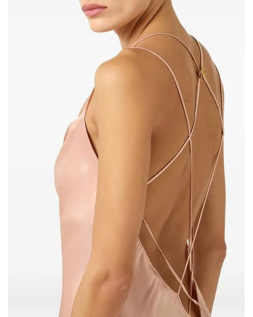 Elisabetta Franchi White Carpet Dress