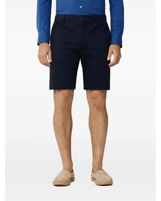 Hackett Blue Kensington Slim-Fit Chino Shorts for men