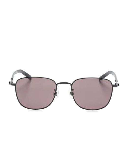 Montblanc Pink Square-Frame Sunglasses