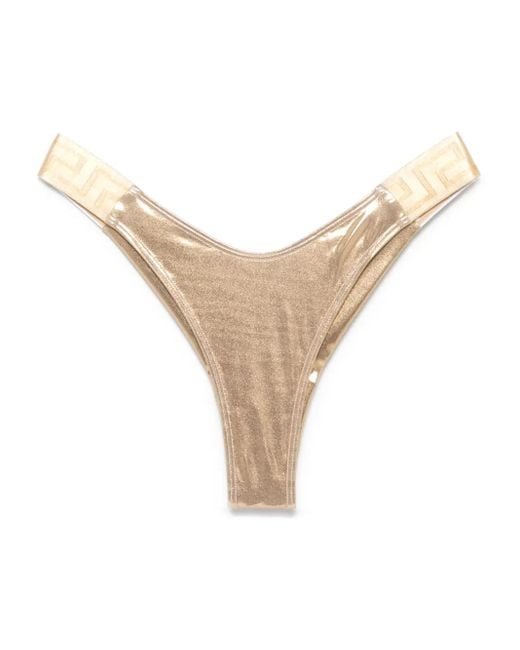 Versace Brown Greca Bikinihöschen