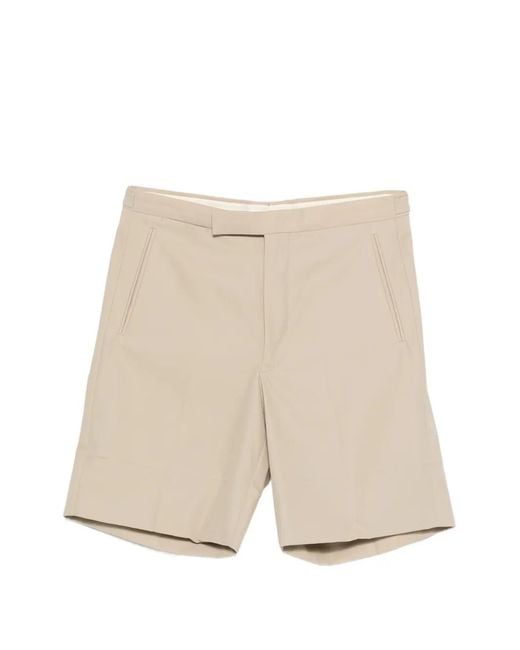 Prada Natural Cotton Bermuda Shorts for men