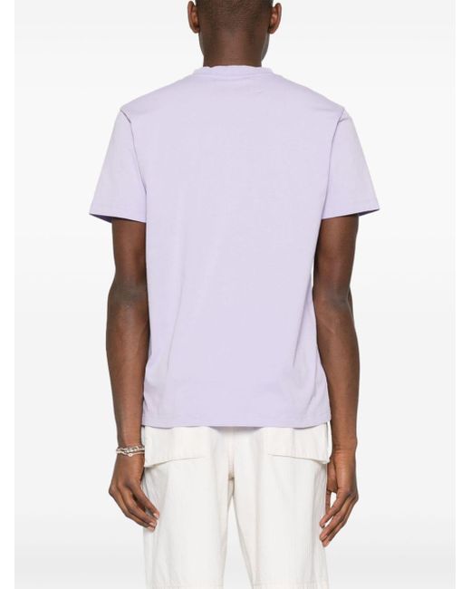 T-shirt con ricamo di Sandro in Purple da Uomo