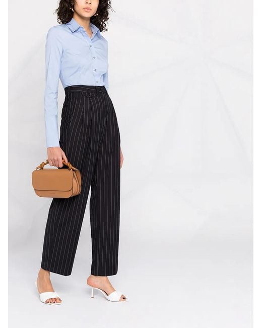 Patrizia Pepe Blue Long-Sleeved Shirt