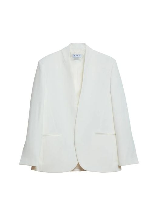 ELY ELY White Hannie Blazer