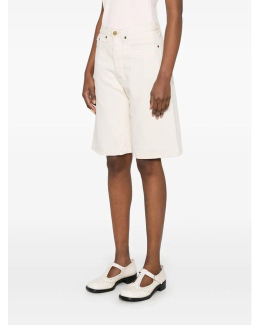 Lois Ada Shorts in White | Lyst