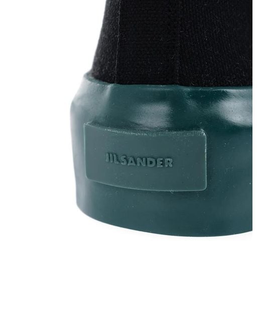 Jil Sander Black Jungle Sneakers