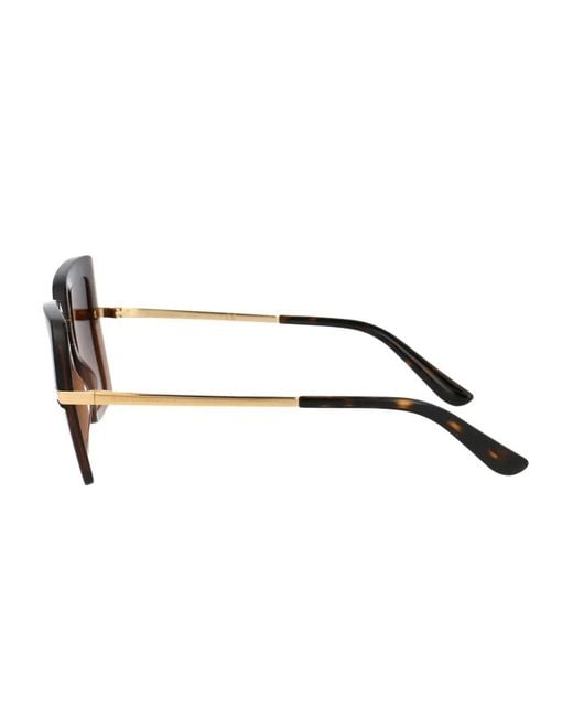Dolce & Gabbana Brown Lunettes De Vue À Effet Écaille De Tortue