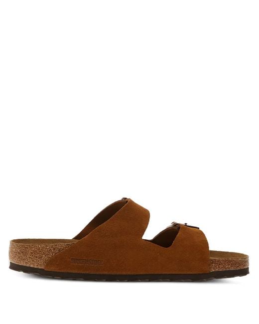 Sandales Arizona Soft En Daim Birkenstock pour homme en coloris Brown