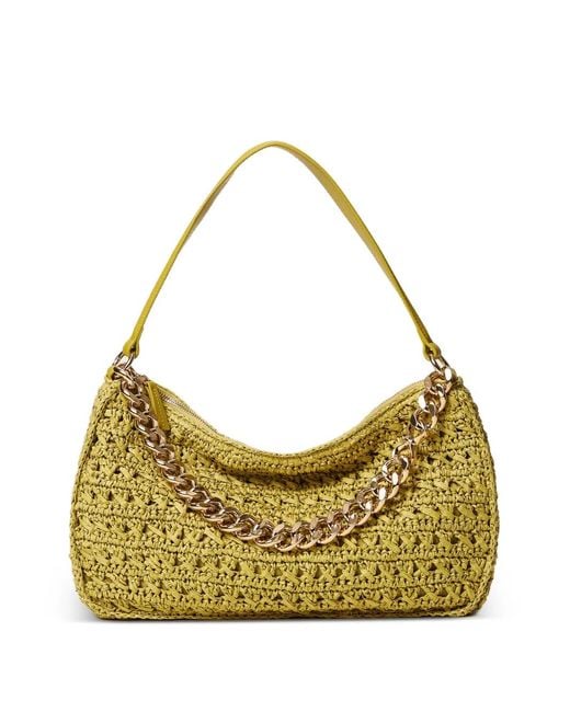 Twinset Metallic Sac Porté Épaule À Détail De Chaîne