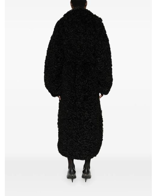 Frankie Shop Black Single-Breasted Coat