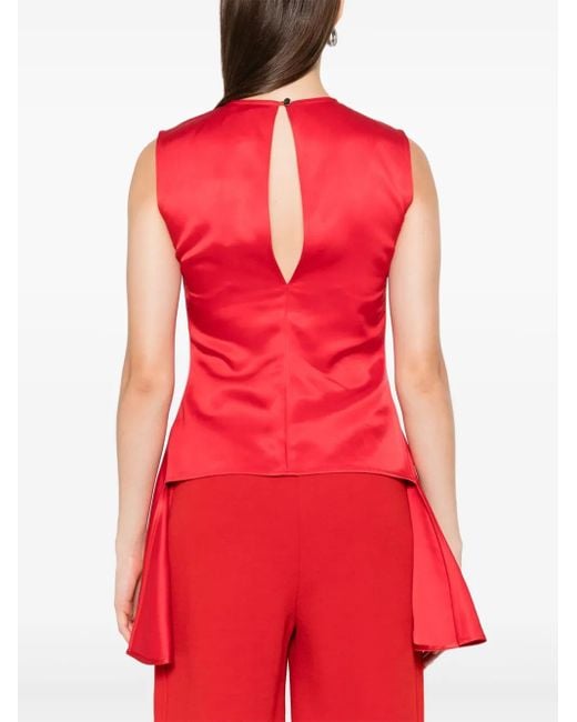 J.W. Anderson ノースリーブ ブラウス Red