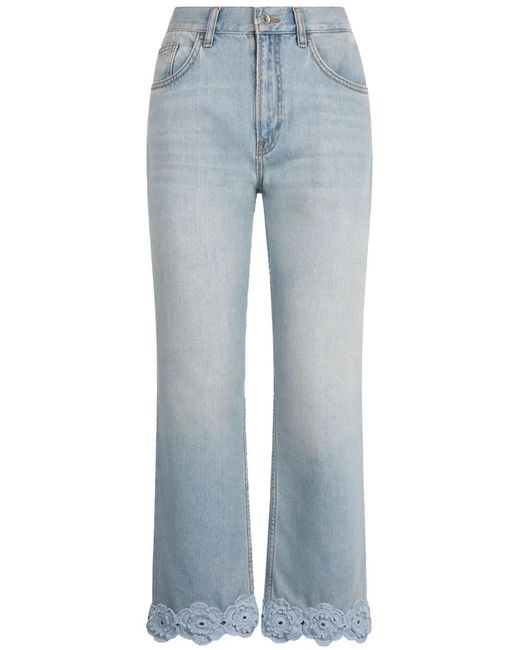 Liu Jo Blue Straight-Leg Jeans